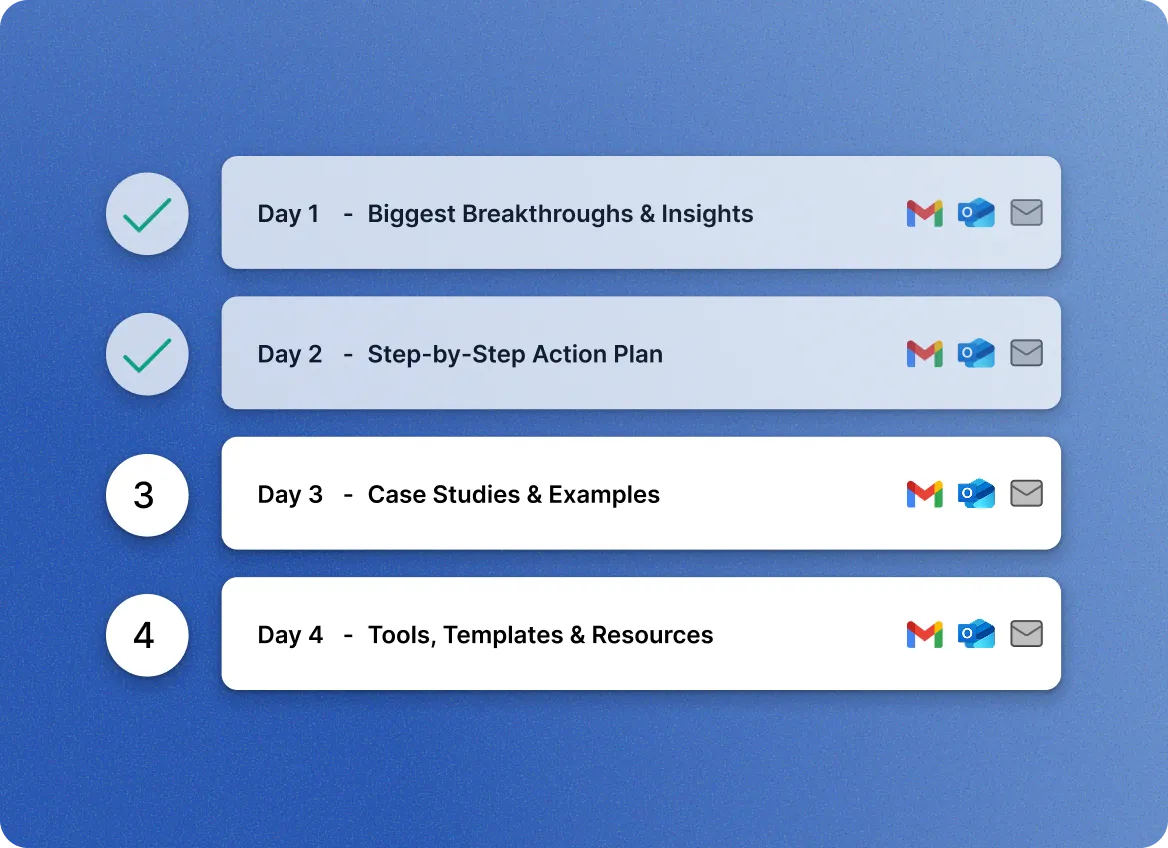 Turn your content into email sequences
